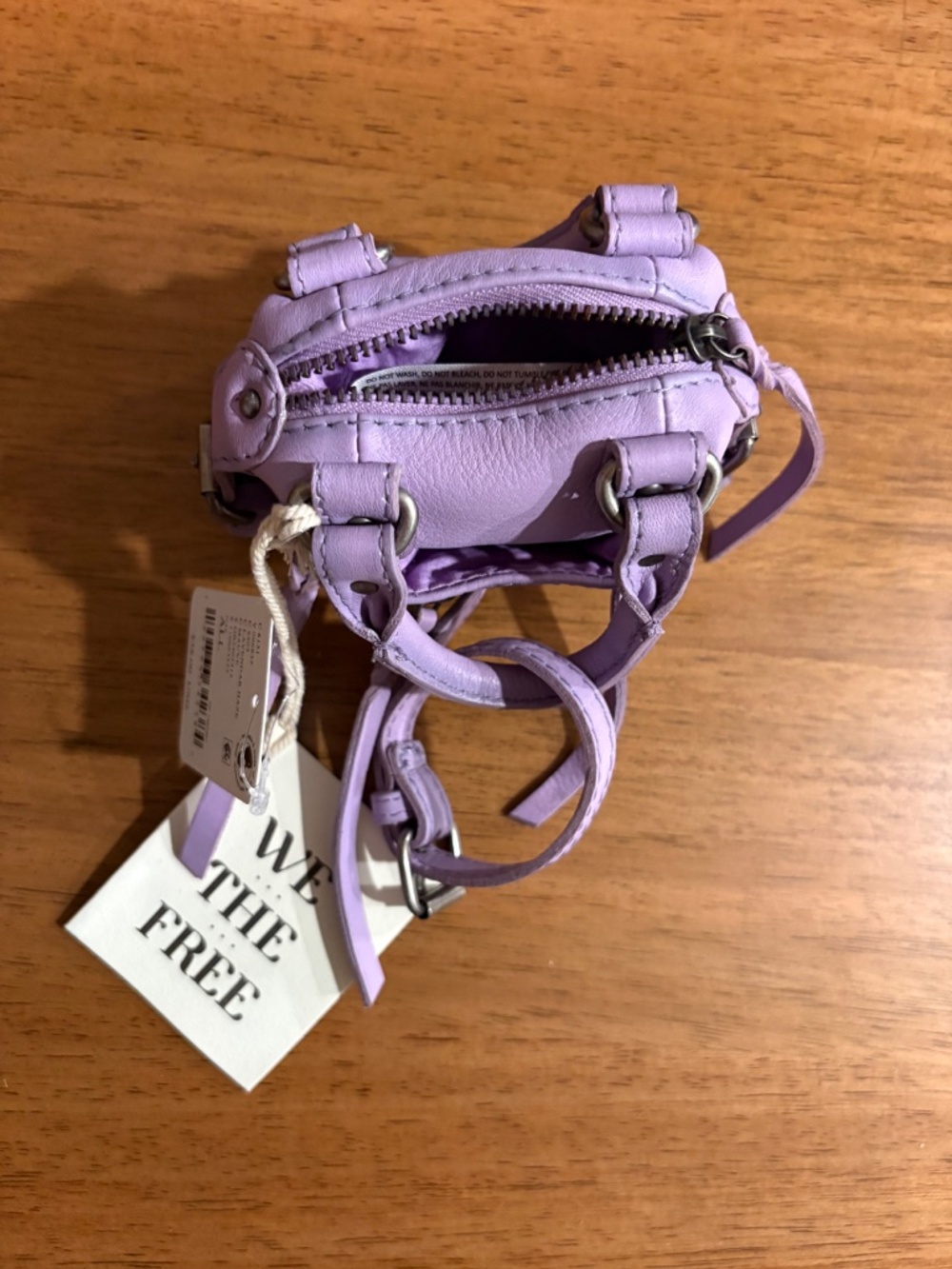 We The Free Micro Emerson Mini Bag Lilac Free People NWT - Picture 4 of 4